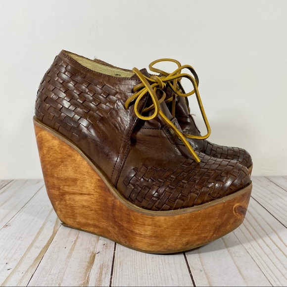 Bed Stu Shoes - Bed Stü Cobblers Series Wedge Wooden Platform
